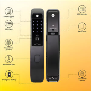 Yale YMI70 Push and Pull Smart Door Lock Advanced Kit - Image 5
